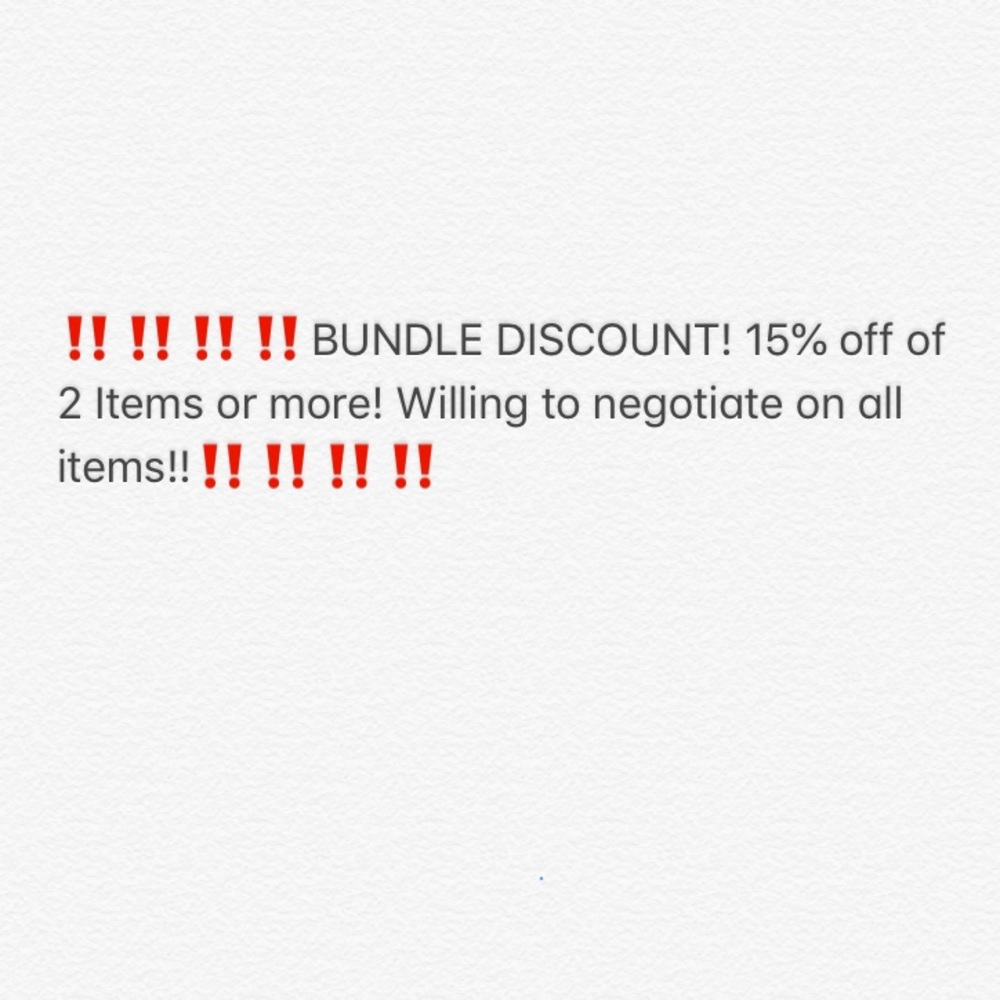 BUNDLE DISCOUNT!